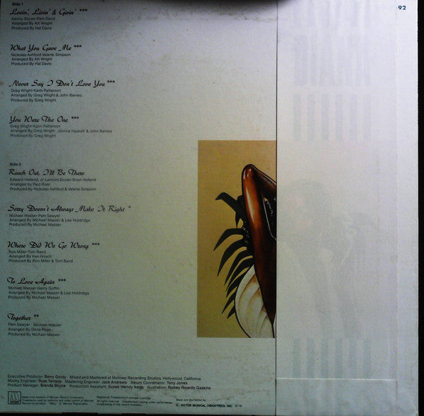 Diana Ross - Ross (LP, Album, Promo)