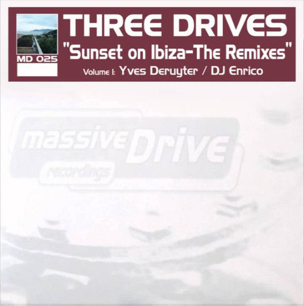 Three Drives - Sunset On Ibiza (The Remixes Vol. 1) (12"")