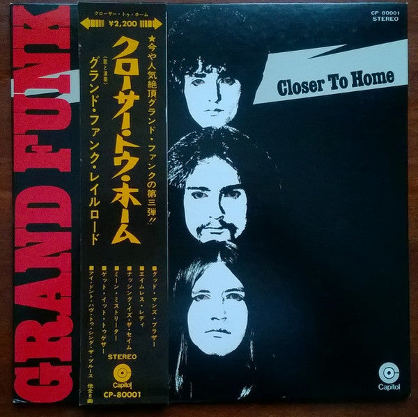 Grand Funk Railroad - Closer To Home (LP, Album, RE, Gat)