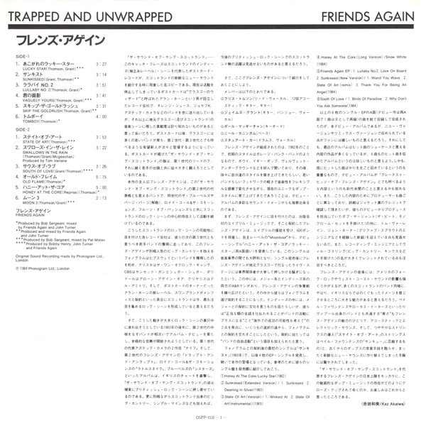 Friends Again - Trapped And Unwrapped (LP, Album, Promo)