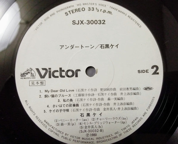 石黒ケイ* - アンダートーン (LP, Promo)