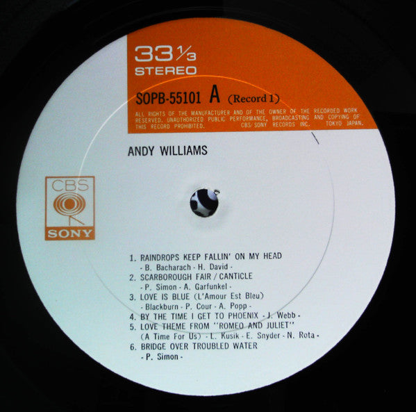 Andy Williams - Andy Williams (2xLP, Comp + Box)