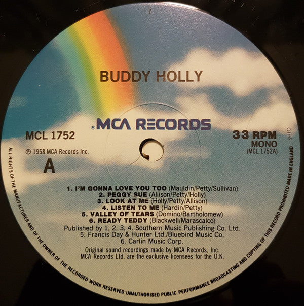 Buddy Holly - Buddy Holly (LP, Mono, RE)