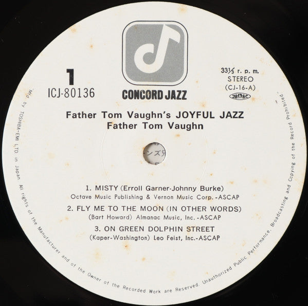 Father Tom Vaughn - Joyful Jazz (LP)