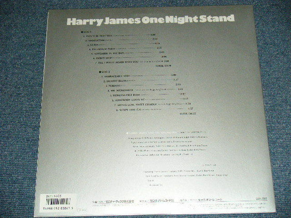 Harry James (2) - One Night Stand (LP, Pic)