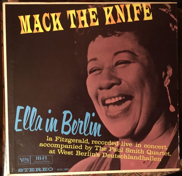 Ella Fitzgerald - Mack The Knife - Ella In Berlin (LP, Album, RP)