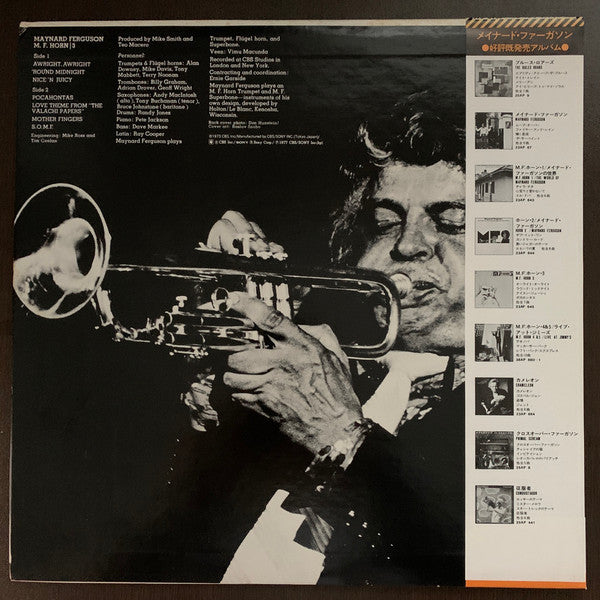 Maynard Ferguson - M.F. Horn 3 (LP, Album, RE)