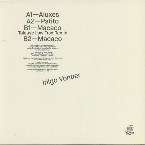 Iñigo Vontier - Aluxes EP (12"", EP)