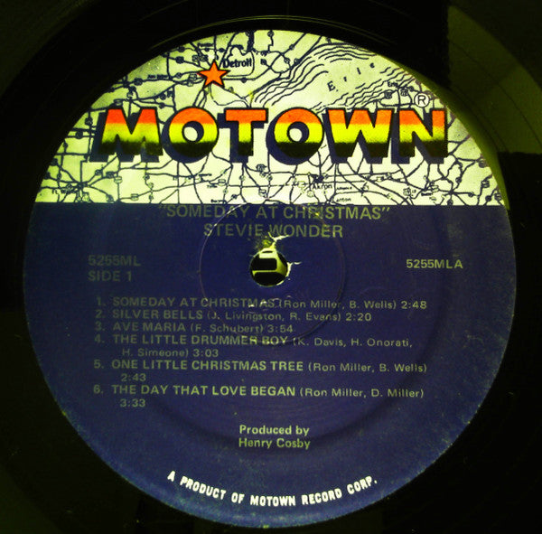 Stevie Wonder - Someday At Christmas (LP, Album, RE)