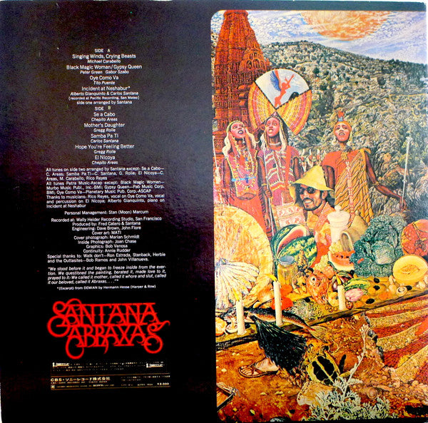 Santana - Abraxas (LP, Album)