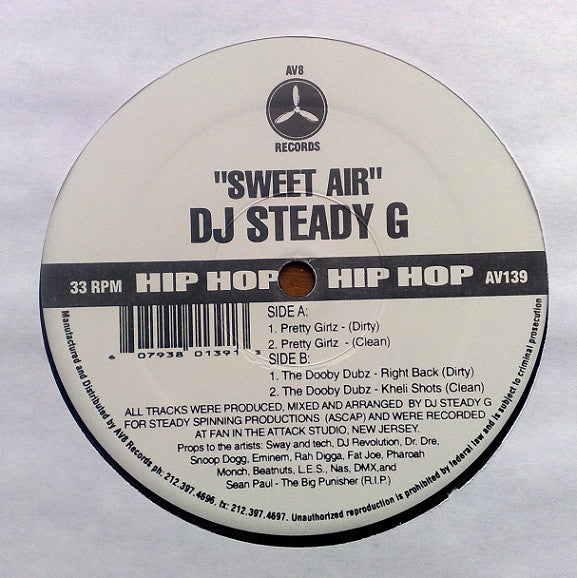 DJ Steady G - Sweet Air (12"")