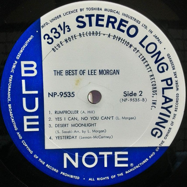 Lee Morgan - The Best Of Lee Morgan (LP, Comp, Gat)