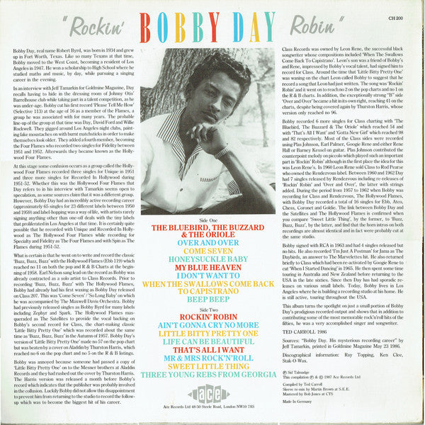 Bobby Day - Rockin' Robin (LP, Comp, Mono)