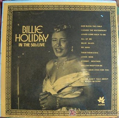 Billie Holiday - In The 50's Live (LP, Album, Unofficial)