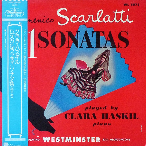 Domenico Scarlatti, Clara Haskil - 11 Sonatas (LP, Album, Mono, RE)