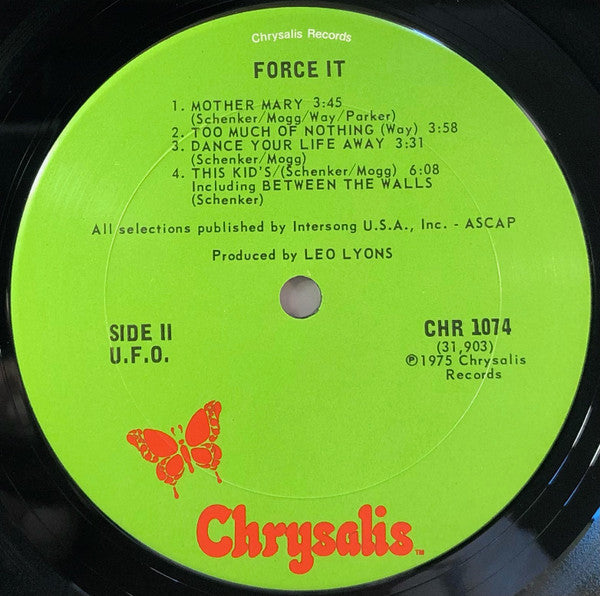UFO (5) - Force It (LP, Album, San)