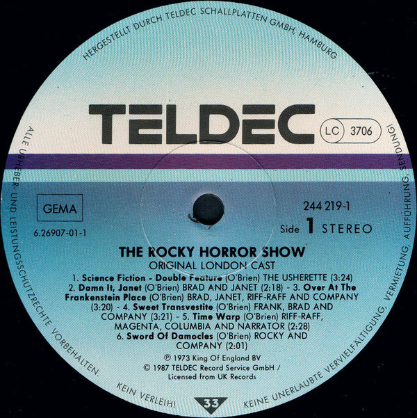 Various - The Rocky Horror Show (LP, Album)