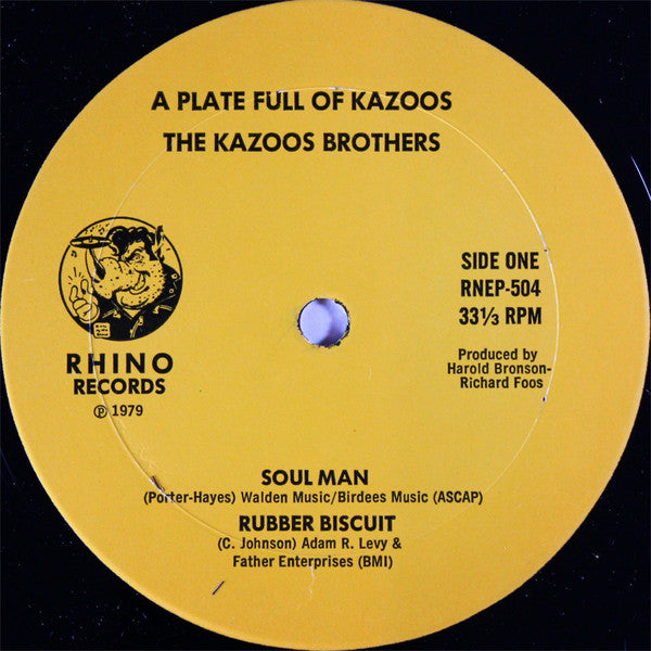 The Kazoos Brothers - A Plate Full Of Kazoos (12"", EP)