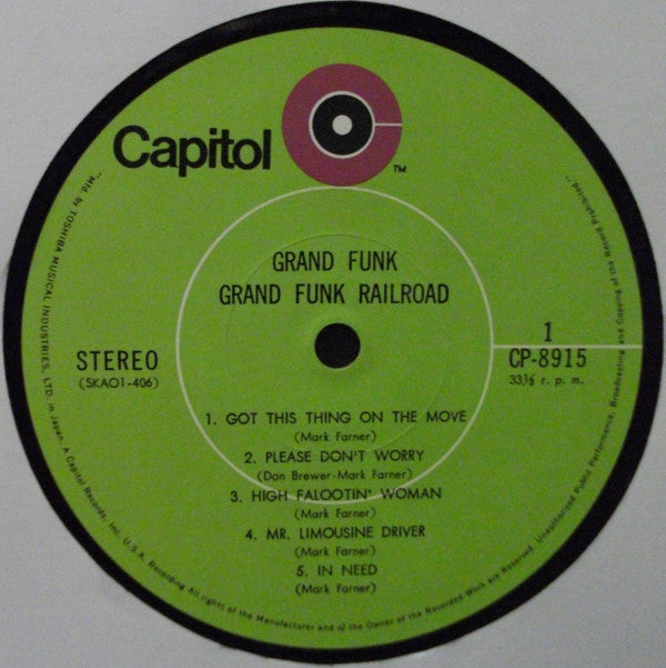 Grand Funk Railroad - Grand Funk (LP, Album, Red)