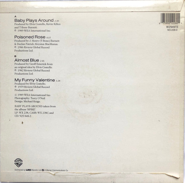 Elvis Costello - Baby Plays Around (10"", EP)