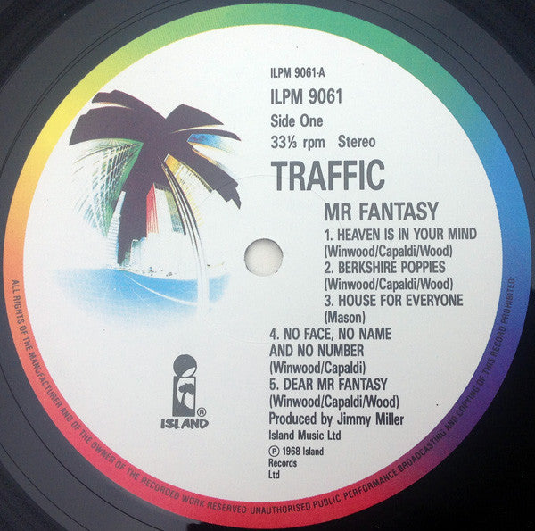 Traffic - Mr. Fantasy (LP, Album, RE)