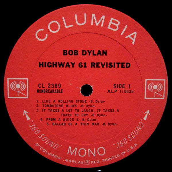 Bob Dylan - Highway 61 Revisited (LP, Album, Mono, Pit)