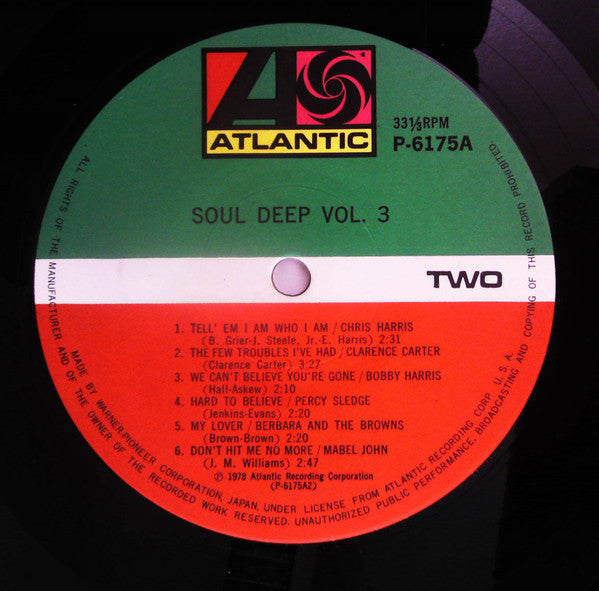 Various - Soul Deep Vol. 3 (LP, Comp)
