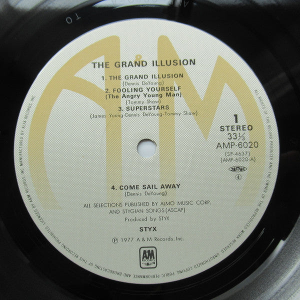 Styx - The Grand Illusion (LP, Album, RE)