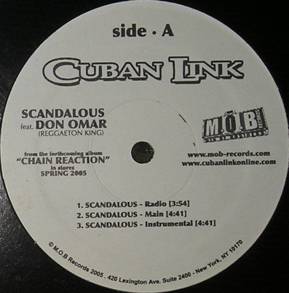 Cuban Link - Scandalous / Sugar Daddy (12"")
