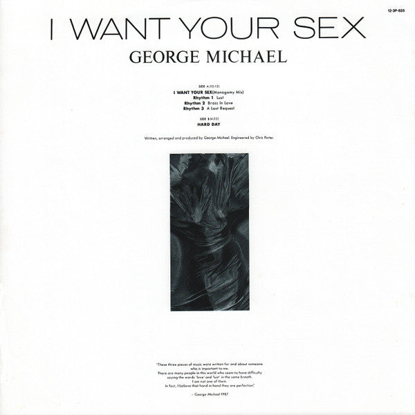 George Michael - I Want Your Sex (12"", Single)
