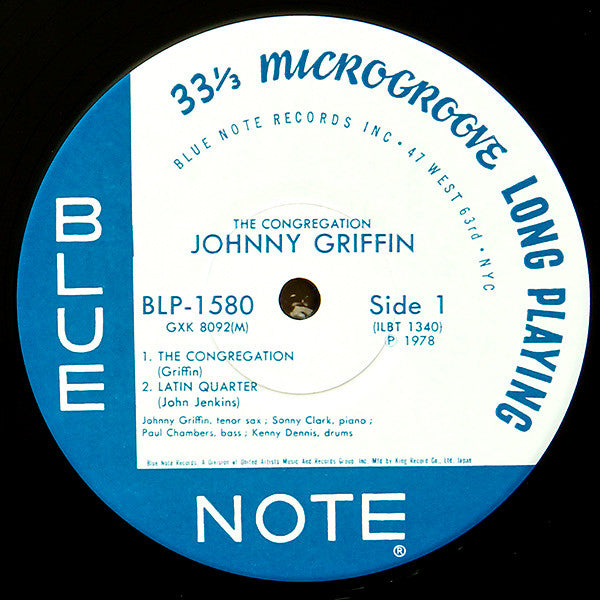Johnny Griffin - The Congregation (LP, Album, Mono)
