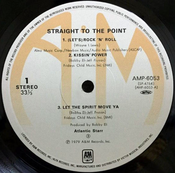 Atlantic Starr - Straight To The Point (LP, Album)