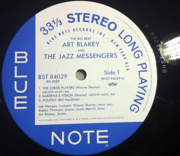 Art Blakey & The Jazz Messengers - The Big Beat (LP, Album, Ltd, RE)