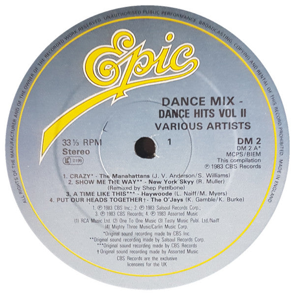 Various - Dance Mix - Dance Hits Volume 2 (LP, Comp, Mixed)
