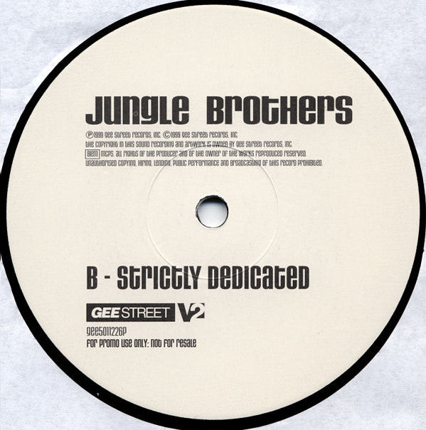 Jungle Brothers - I Remember / Strictly Dedicated (12"", Promo)
