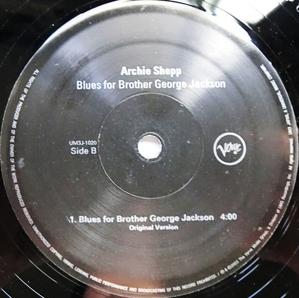 Archie Shepp - Blues For Brother George Jackson (Mondo Grosso Next ...