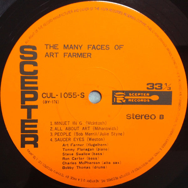 Art Farmer - The Many Faces Of Art Farmer (LP)