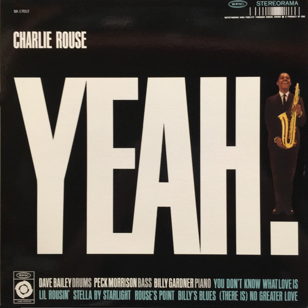 Charlie Rouse - Yeah! (LP, Album, RE, 180)