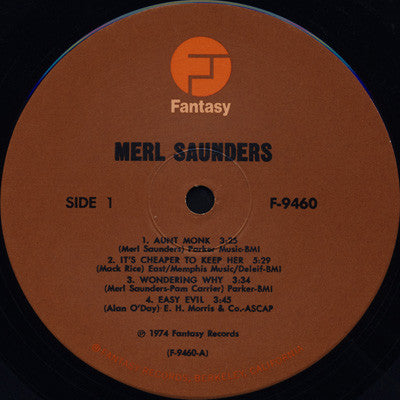 Merl Saunders - Merl Saunders (LP, Album)