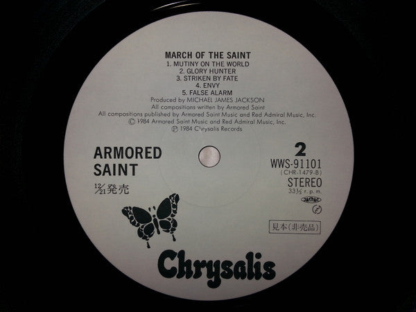 Armored Saint - March Of The Saint (LP, Album, Promo)