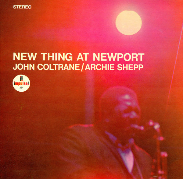 John Coltrane - New Thing At Newport(LP, Album, RP, Red)