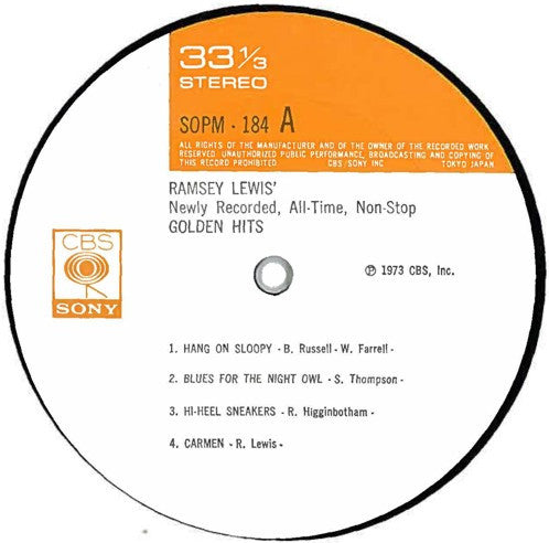 Ramsey Lewis - Golden Hits (LP, Album, RE)
