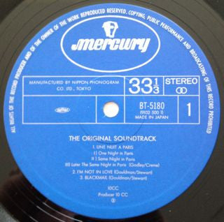 10cc - The Original Soundtrack (LP, Album, RE)