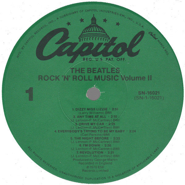 The Beatles - Rock 'n' Roll Music, Volume 2 (LP, Comp, Jac)