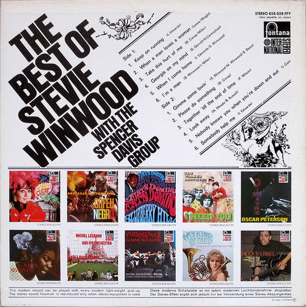 Steve Winwood - The Best Of Stevie Winwood With The Spencer Davis G...