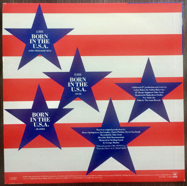Bruce Springsteen - Born In The U.S.A. (12"")