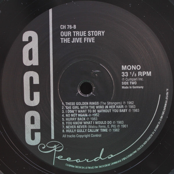 The Jive 5* - Our True Story (LP, Comp, Mono)