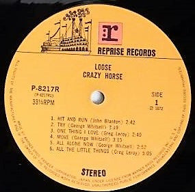 Crazy Horse - Loose (LP, Album, Gat)