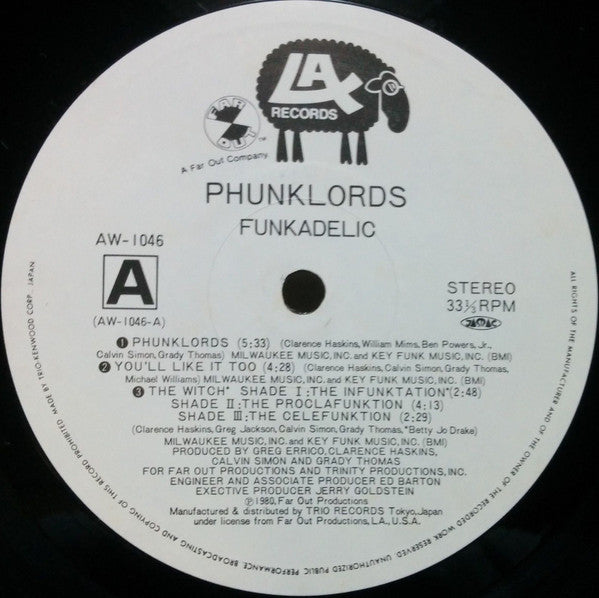 Funkadelic (2) - 42.9% (LP, Album, Promo)