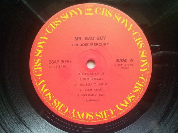 Freddie Mercury - Mr. Bad Guy (LP, Album)